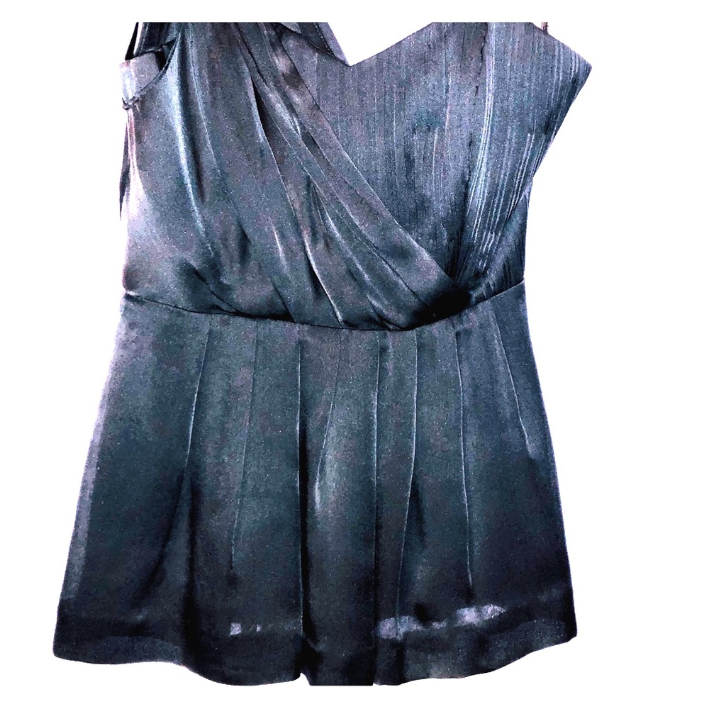 Club Monaco one shoulder party top